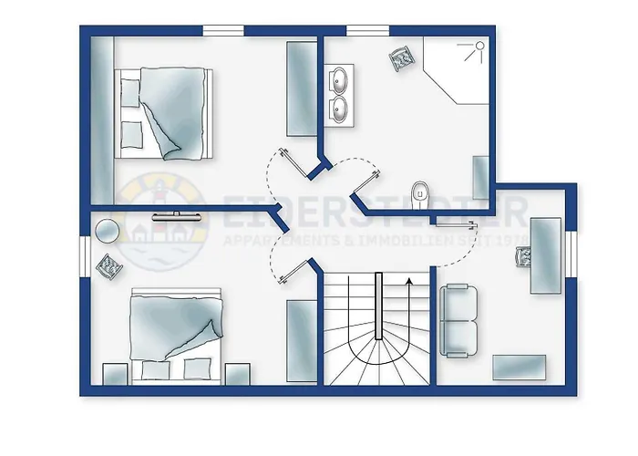 Vakantiehuis Haushaelfte 9a Min Hus Id 374 *